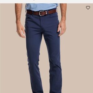 Men's Navy Pants intercostal Performance Pant by Southern Tide